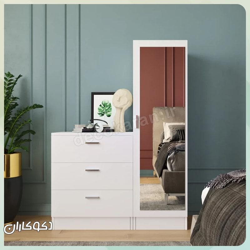 دراور + کمد لباس دکوکاران مدل DR118