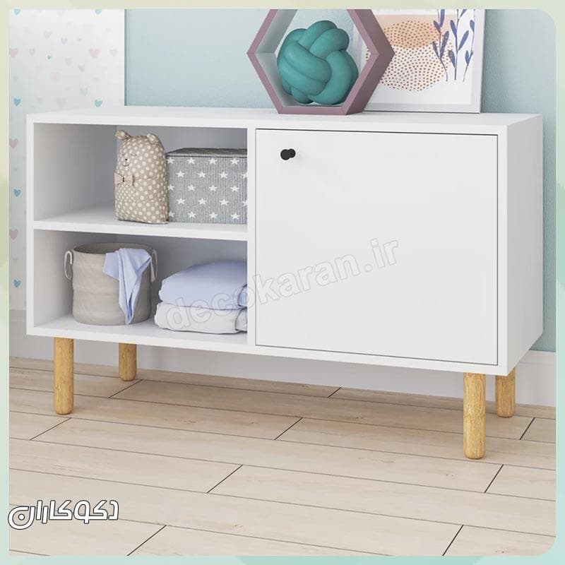 شلف زمینی اتاق کودک و نوزاد دکوکاران مدل Sn100