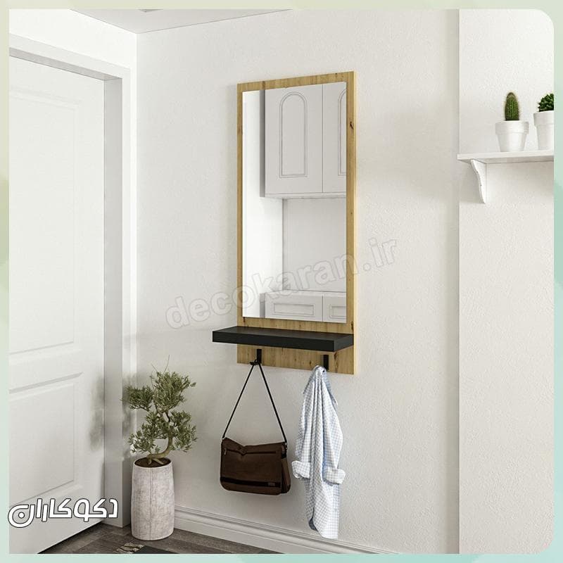 شلف و آینه دیواری دکوکاران مدل S110