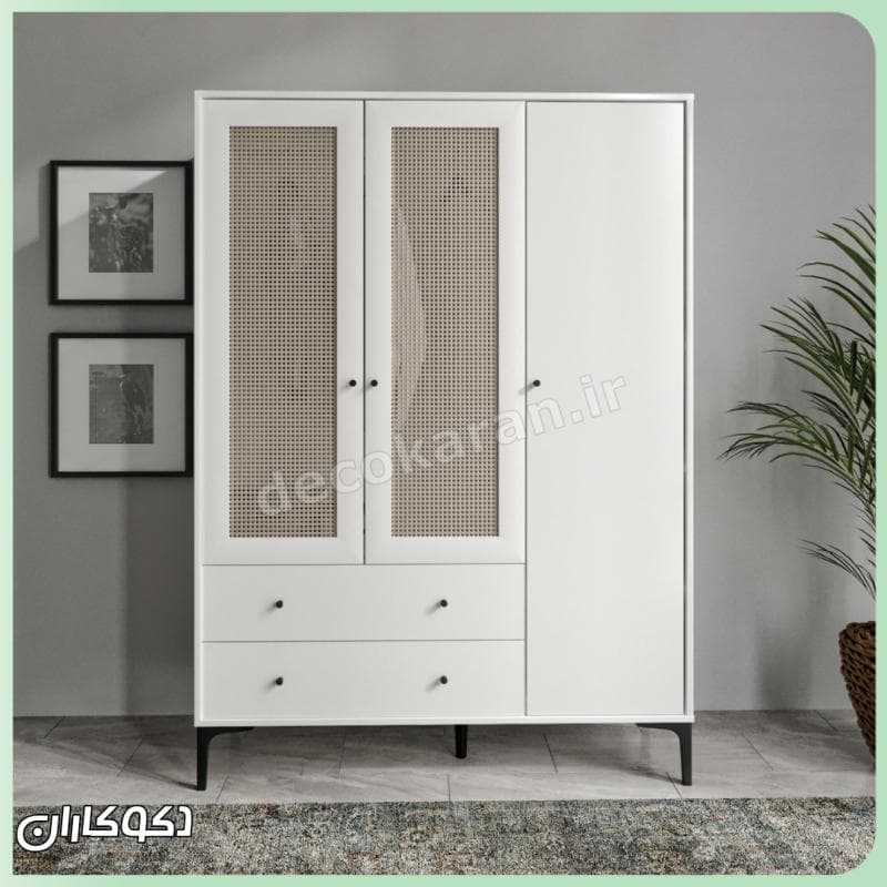 کمد لباس حصیری دکوکاران مدل KL151
