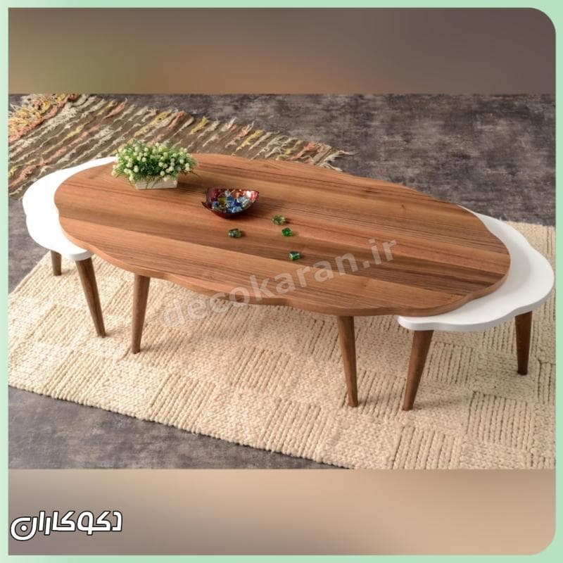 ست میز جلومبلی و عسلی دکوکاران مدل MJ11۶