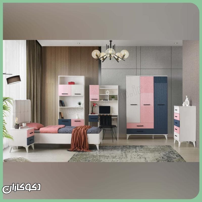سرویس خواب نوجوان دکوکاران مدل SVN107