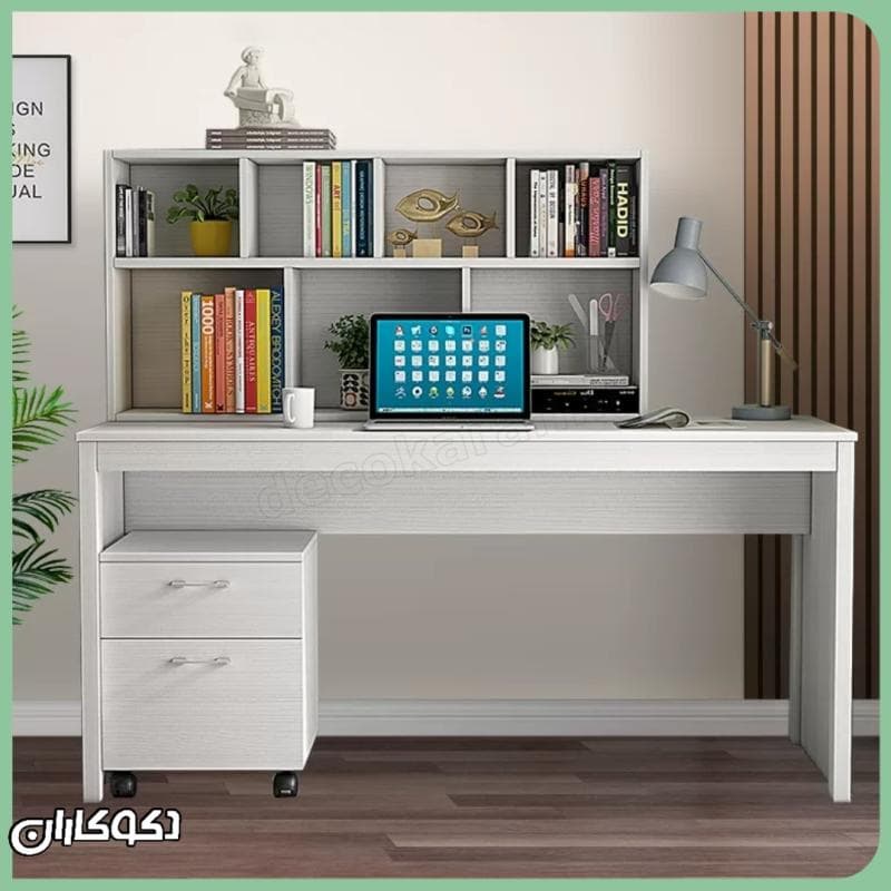ست میزتحریر و کتابخانه و فایل دکوکاران مدل MTL108