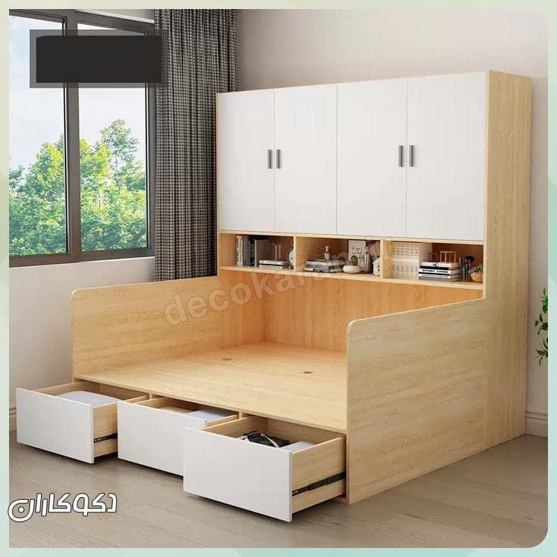 تخت کمد دار دکوکاران مدل Tk105