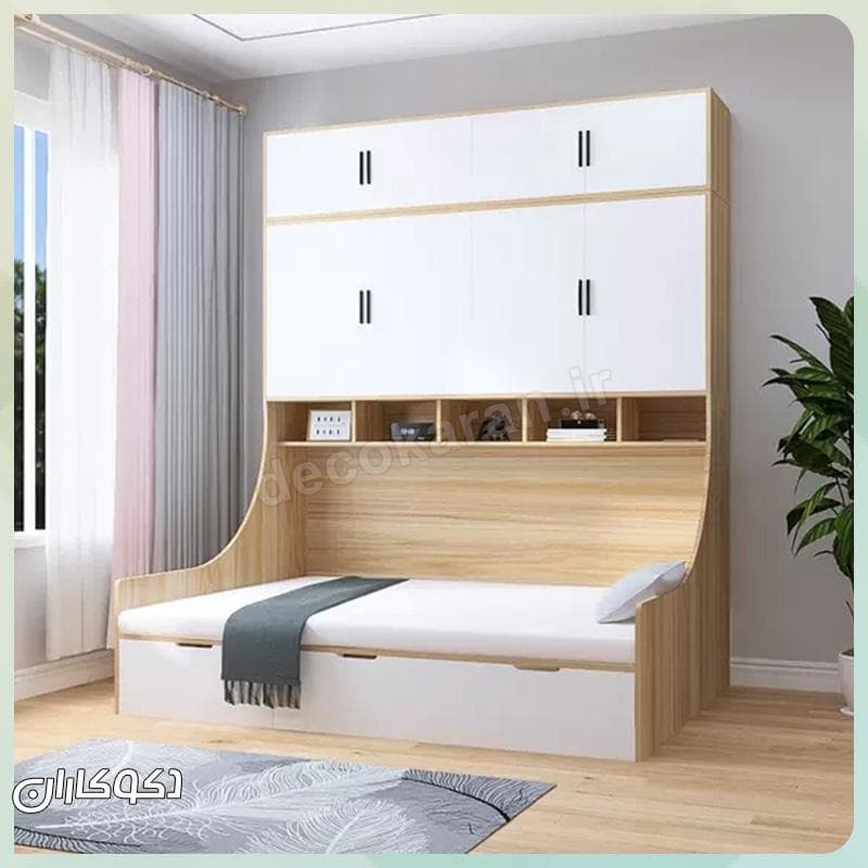 تخت کمد دار دکوکاران مدل tk110
