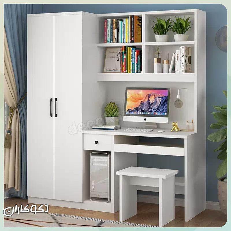 ست میزتحریر و کمد لباس دکوکاران مدل MTL103