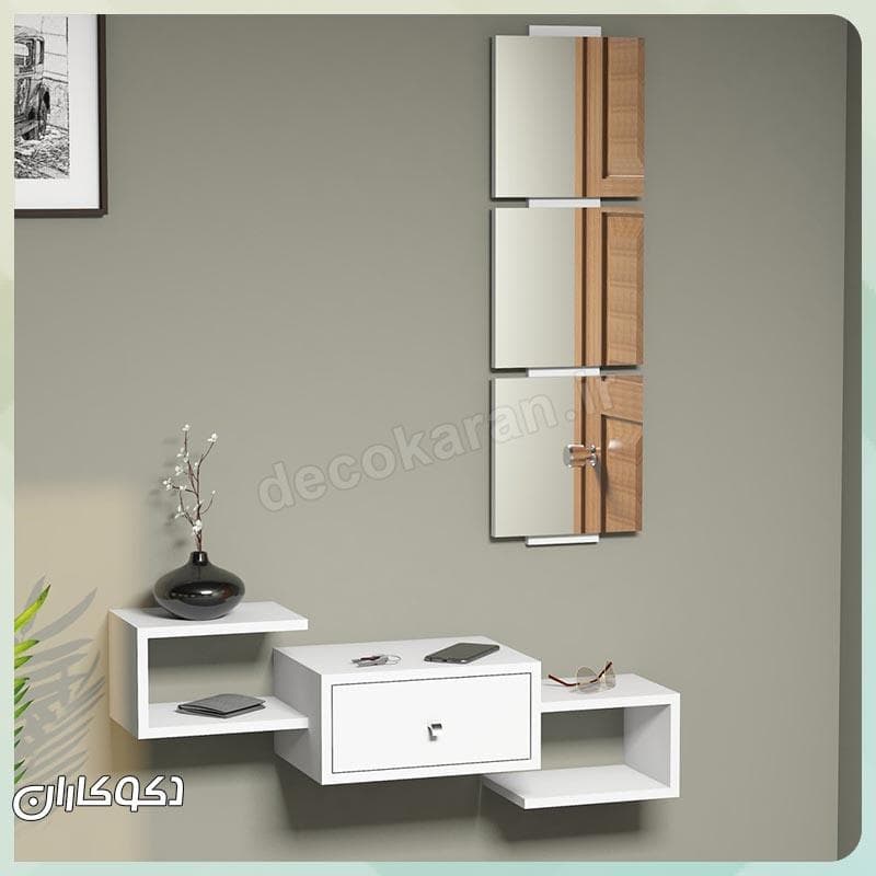 شلف وآینه دیواری دکوکاران مدل A102