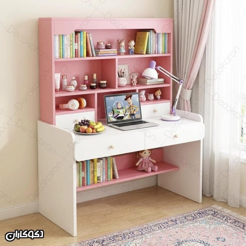 میز تحریر کتابخانه دار کودک و نوجوان مدل MTK146 دکوکاران