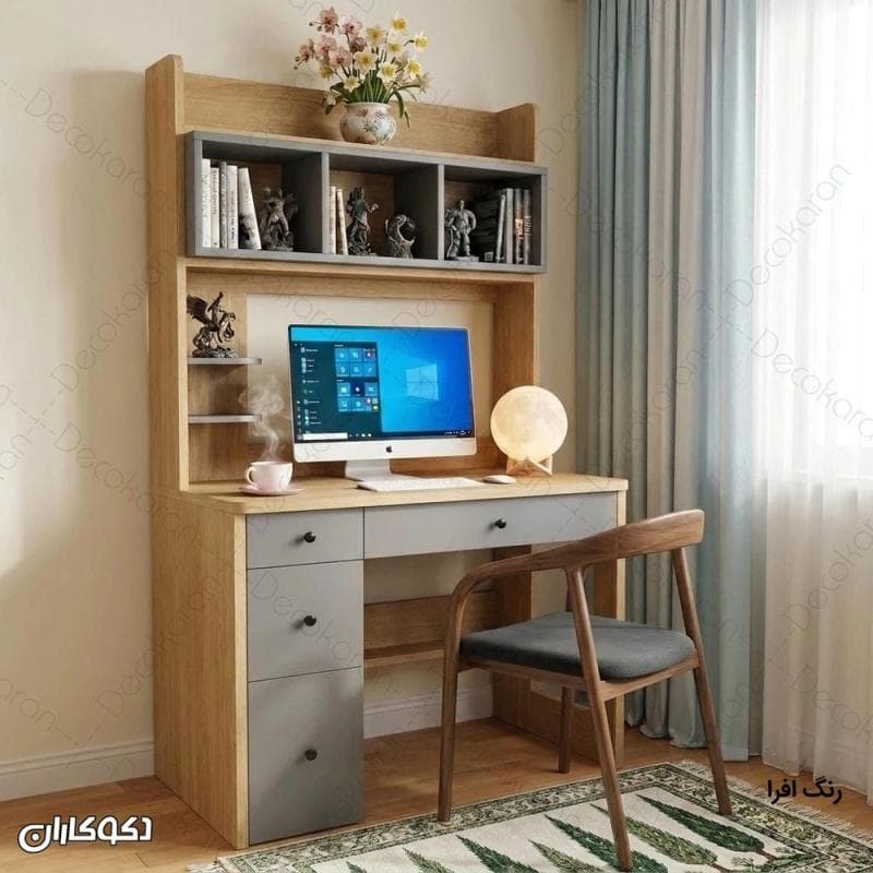 میز تحریر کتابخانه دار مدل MTK150 دکوکاران