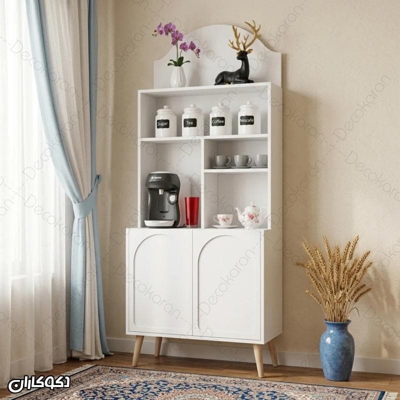 کافی بار MDF کمعمق مدل KF100 با درب وکیوم ممبران
