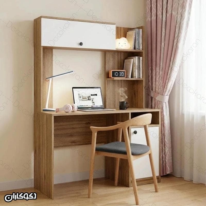 میز تحریر کتابخانه دار مدل MTK152 دکوکاران