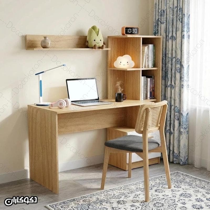 میز تحریر کتابخانه دار مدل MTK159 دکوکاران