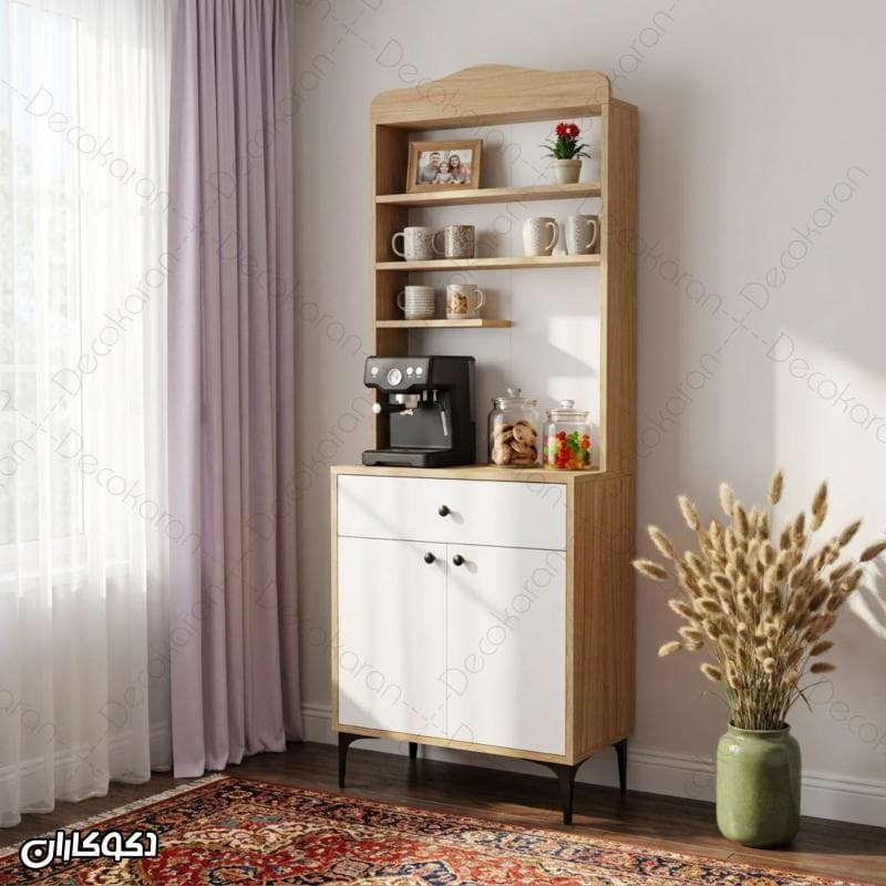 کافی بار MDF مدل KF117 ایستاده و جمعوجور دکوکاران