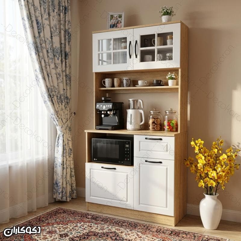 کافی بار MDF مدل KF120 دکوکاران ایستاده دربدار