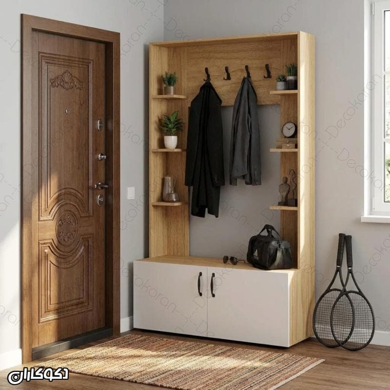 جاکفشی و جالباسی دکوکاران مدل JL109