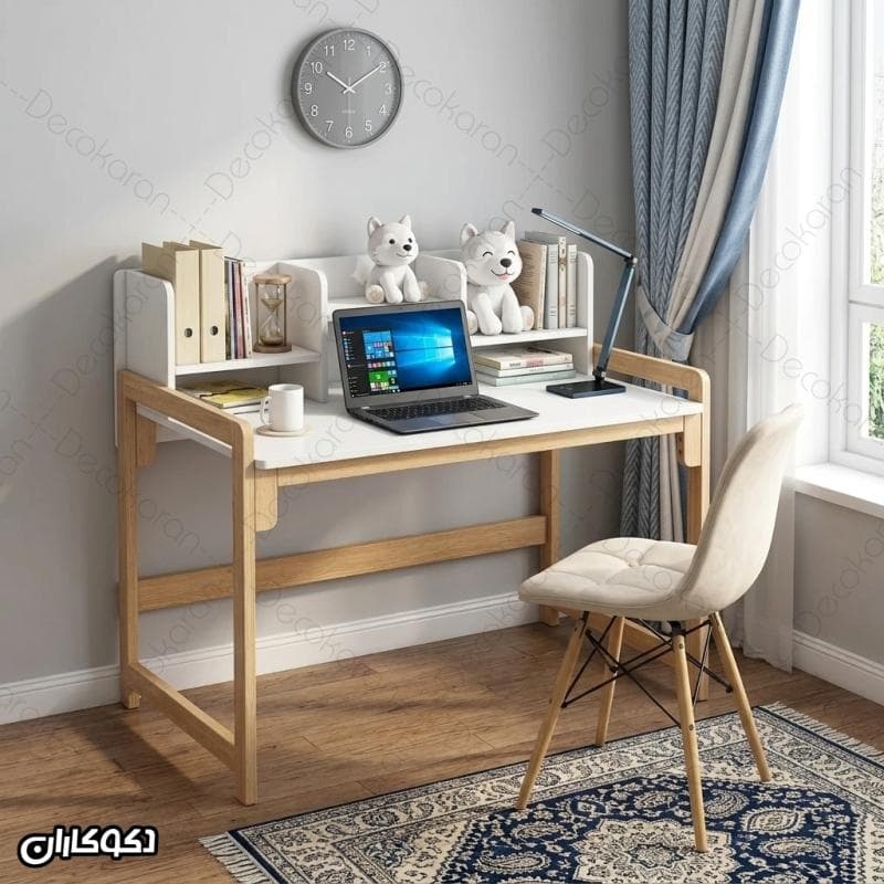 میز تحریر MDF شلفدار مدل MT103